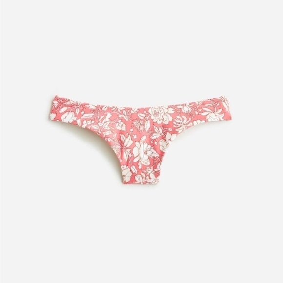 NEW J. Crew Curved-waist cheeky bikini bottom in tossed floral Size M - Picture 14 of 14